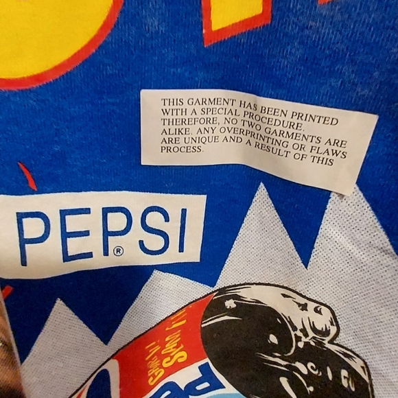 Vintage deadstock pepsi shaq shirt rare single stich - Picture 9 of 10